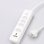 Régua Extensão Elétrica 8 Tomadas 6 BR 2 Universal Cabo 2m 10A 110–220V Kapbom(2m,8 tomada)